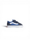 Chaussures de skateboard Vans Old Skool V Navy, vue de coté