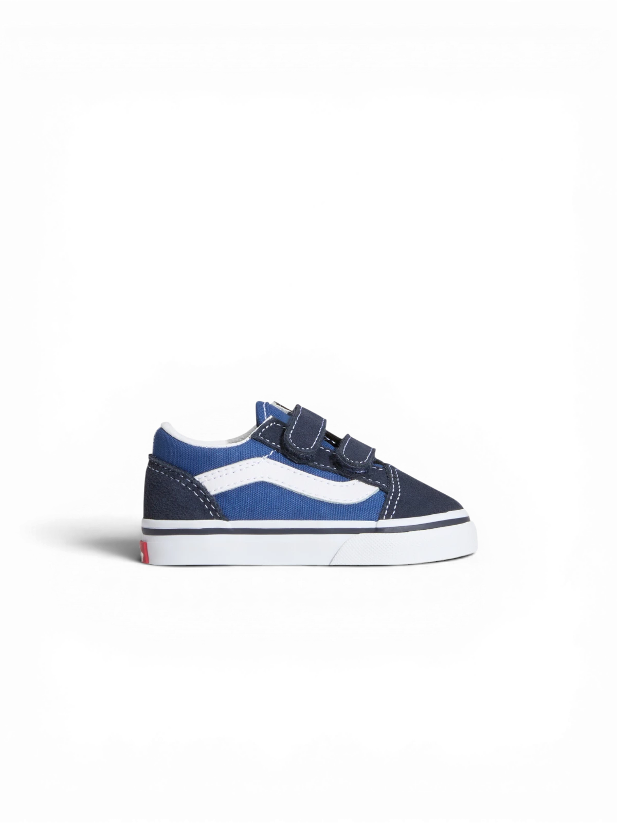 Chaussures de skateboard Vans Old Skool V Navy, vue de coté