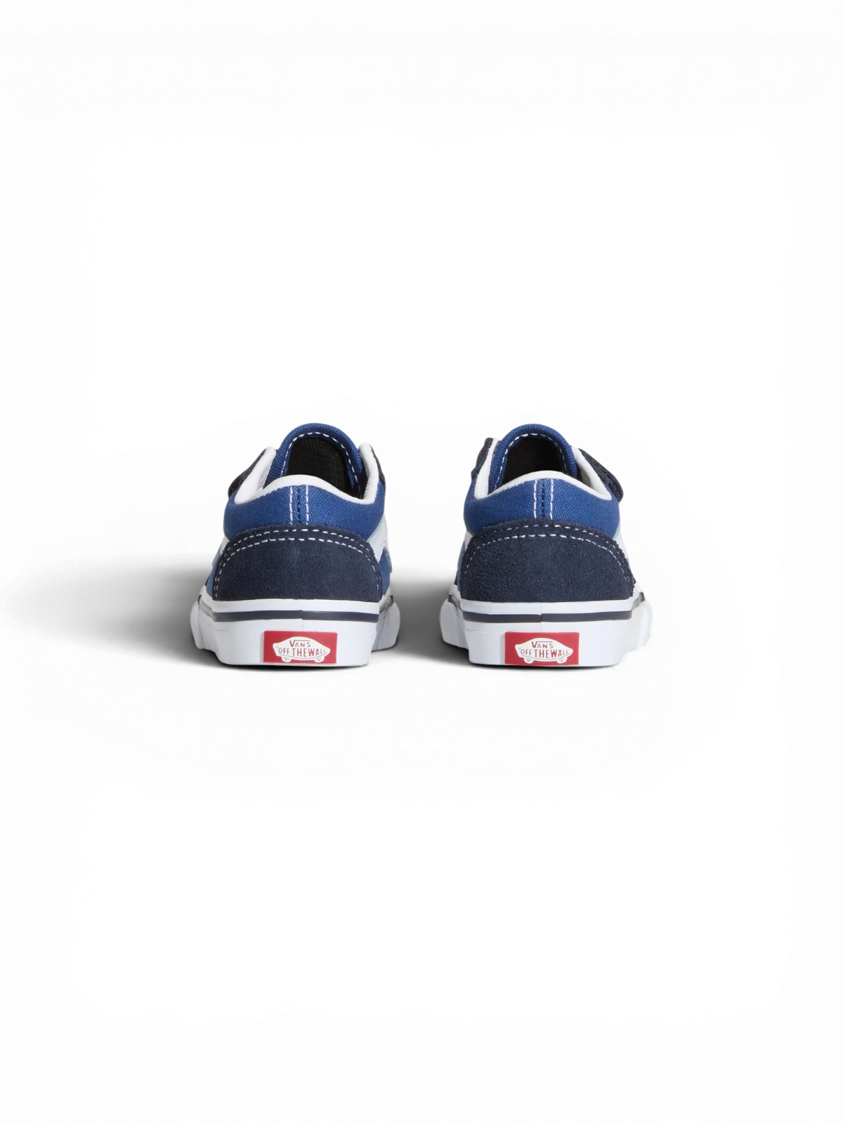 Chaussures de skateboard Vans Old Skool V Navy, vue de derrière