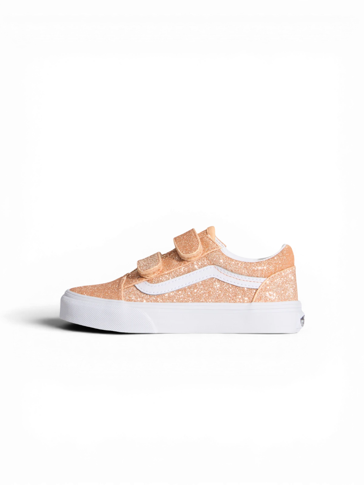 Chaussures de skateboard Vans Old Skool V Apricot Glow, vue pied gauche