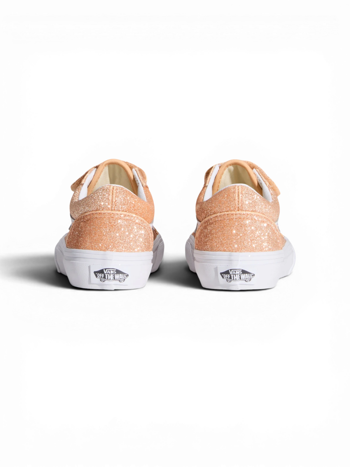Chaussures de skateboard Vans Old Skool V Apricot Glow, vue de derrière