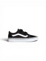 Vans Old Skool V - Black/True White - Chaussures de skateboard enfant