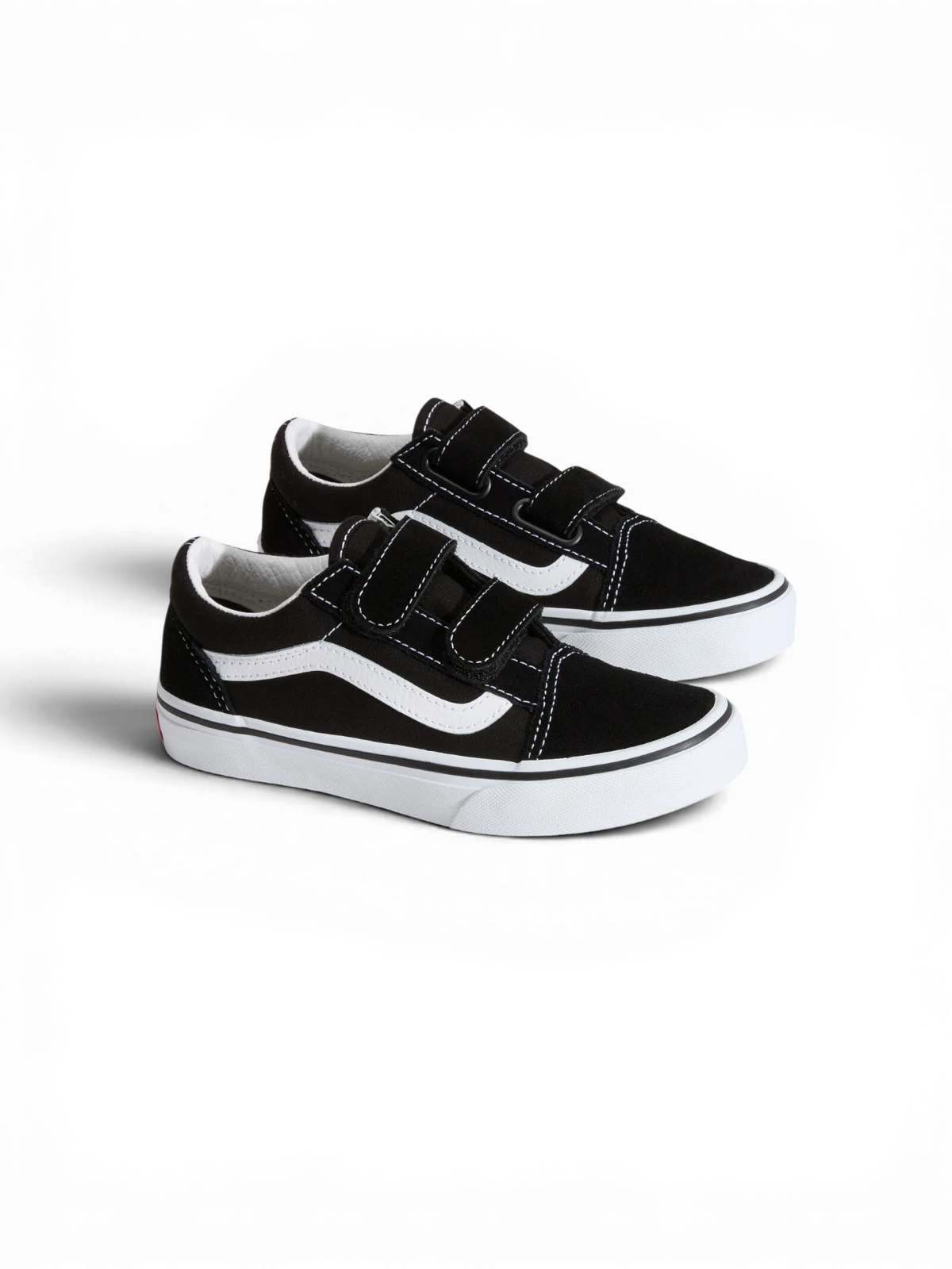 Chaussures de skateboard Vans Old Skool V Black/True White, vue de 3/4