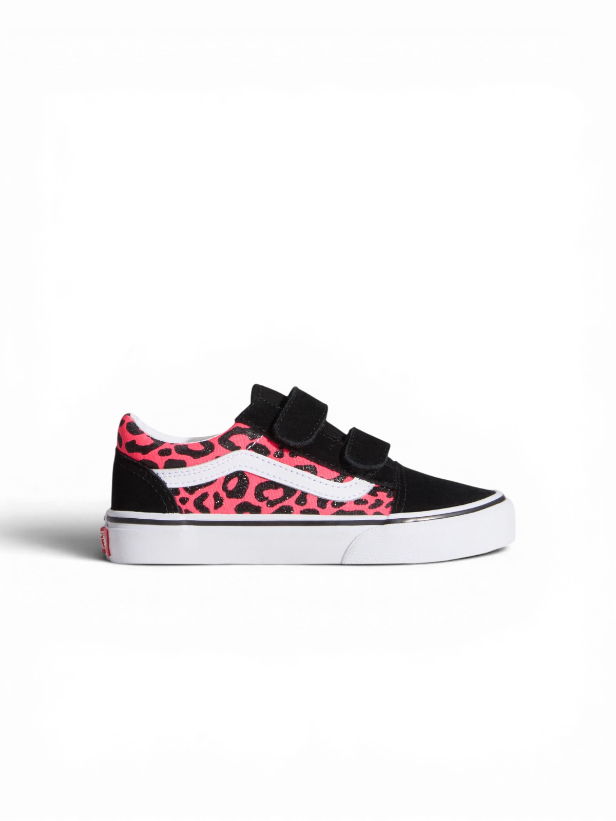 Chaussures de skateboard Vans Old Skool V Diva Pink, vue de coté