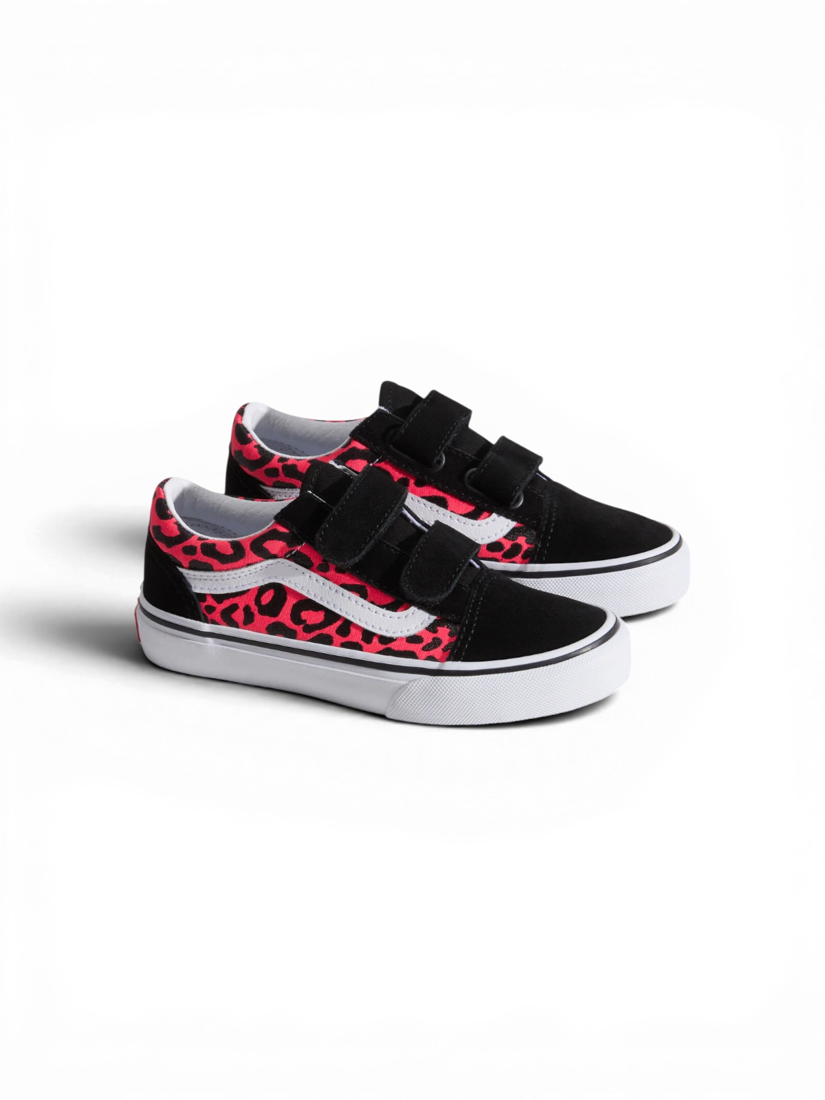 Chaussures de skateboard Vans Old Skool V Diva Pink, vue de 3/4