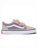 Chaussures de skateboard Vans Old Skool V Frost Gray, vue de coté