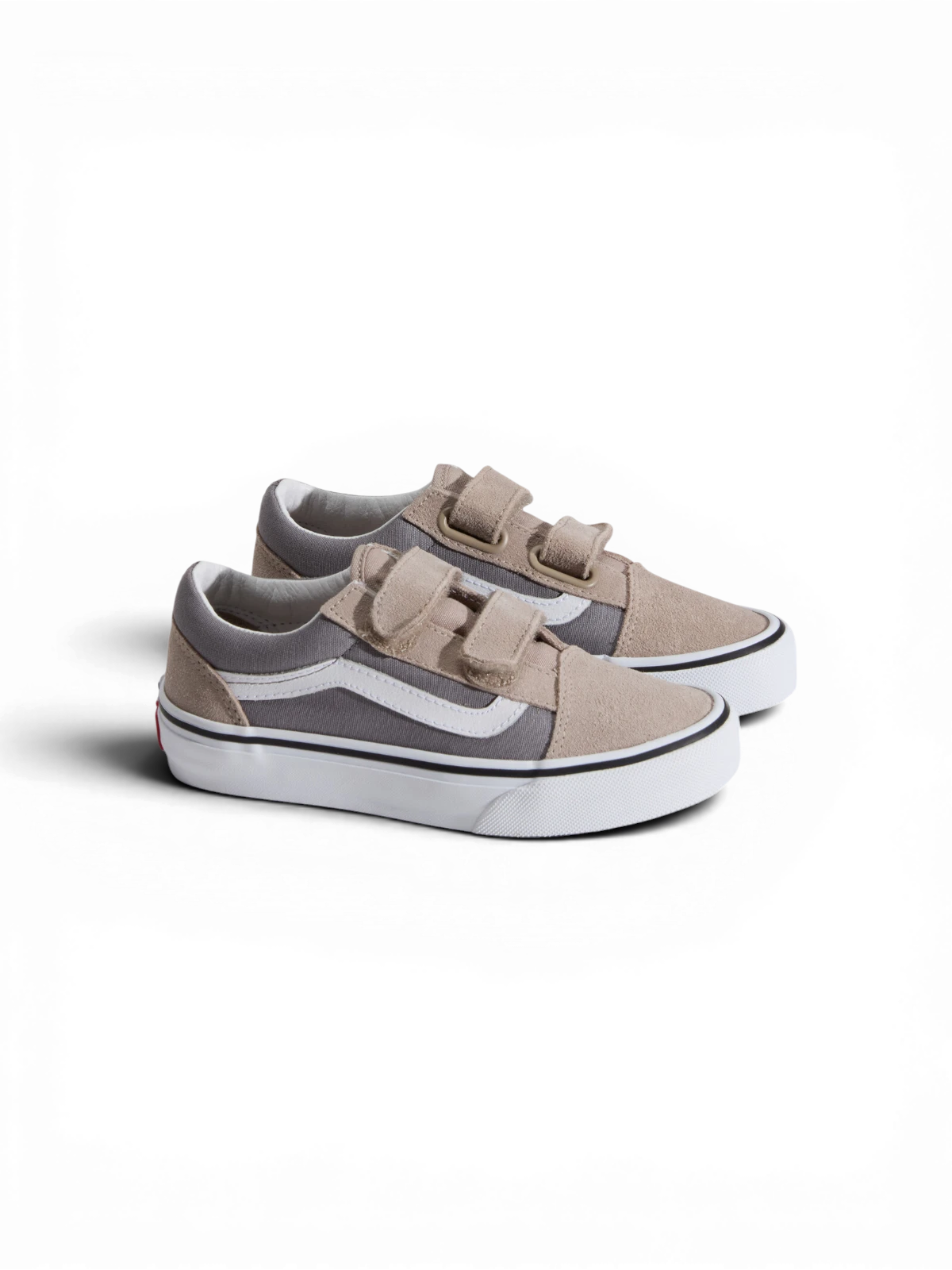Chaussures de skateboard Vans Old Skool V Frost Gray, vue de 3/4