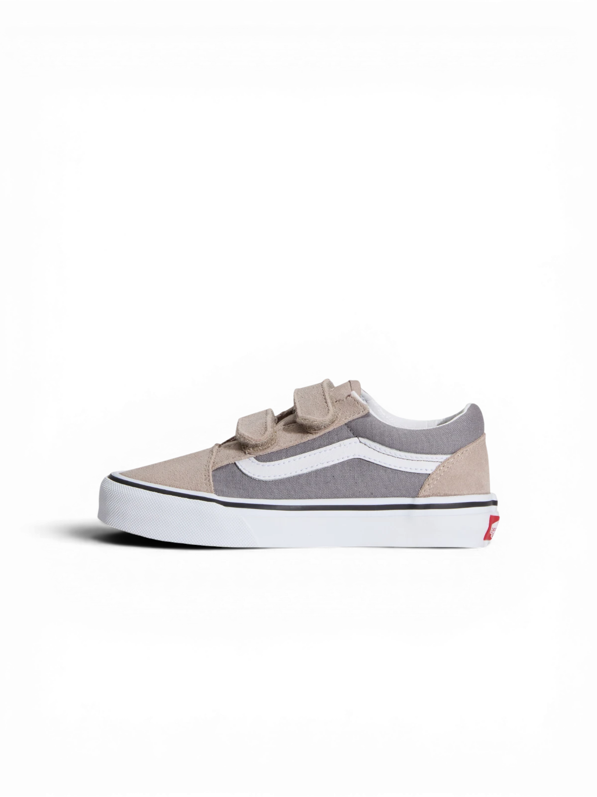 Chaussures de skateboard Vans Old Skool V Frost Gray, vue pied gauche