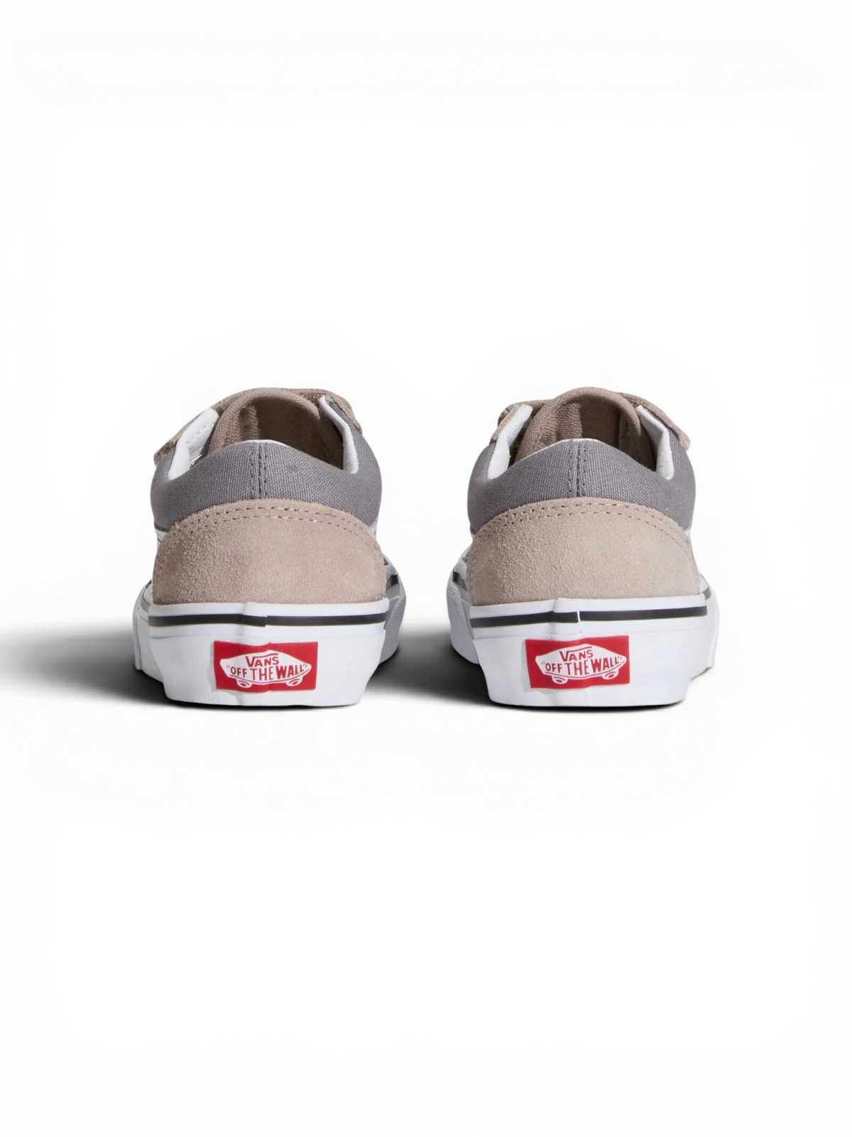 Chaussures de skateboard Vans Old Skool V Frost Gray, vue de derrière