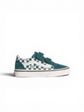 Chaussures de skateboard Vans Old Skool V Mystic Moss, vue de coté