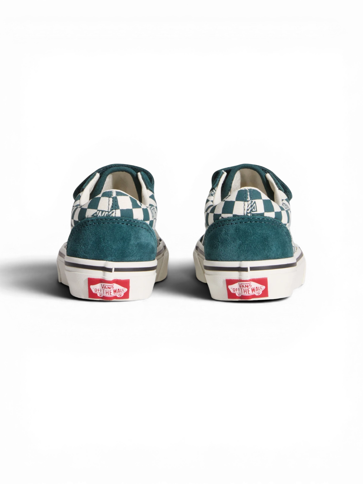 Chaussures de skateboard Vans Old Skool V Mystic Moss, vue de derrière
