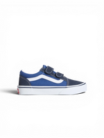 Vans Old Skool V - Navy/True White - Chaussures de skateboard enfant
