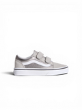 Chaussures de skateboard Vans Old Skool V Silver, vue de coté