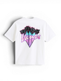 Teeshirts Vans Palm Drive Ss Tee White, vue arrière