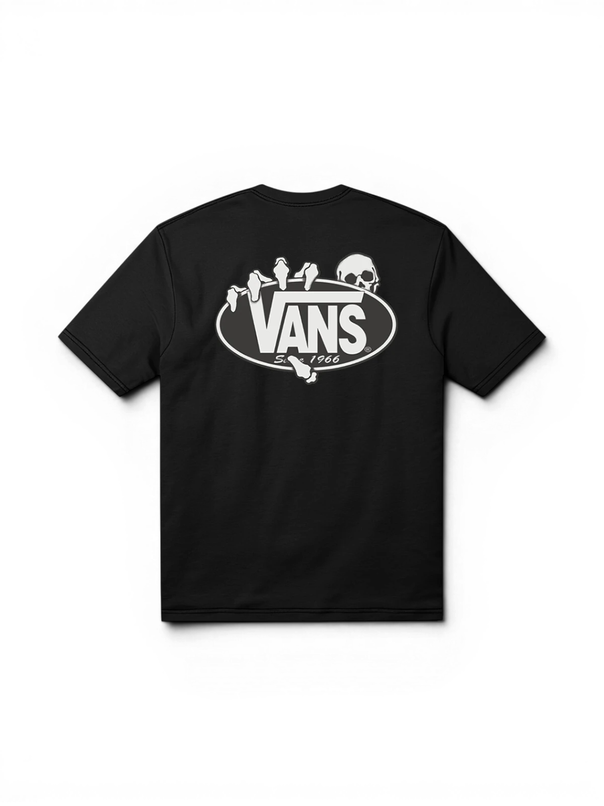 Teeshirts Vans Show Off Ss Black, vue arrière