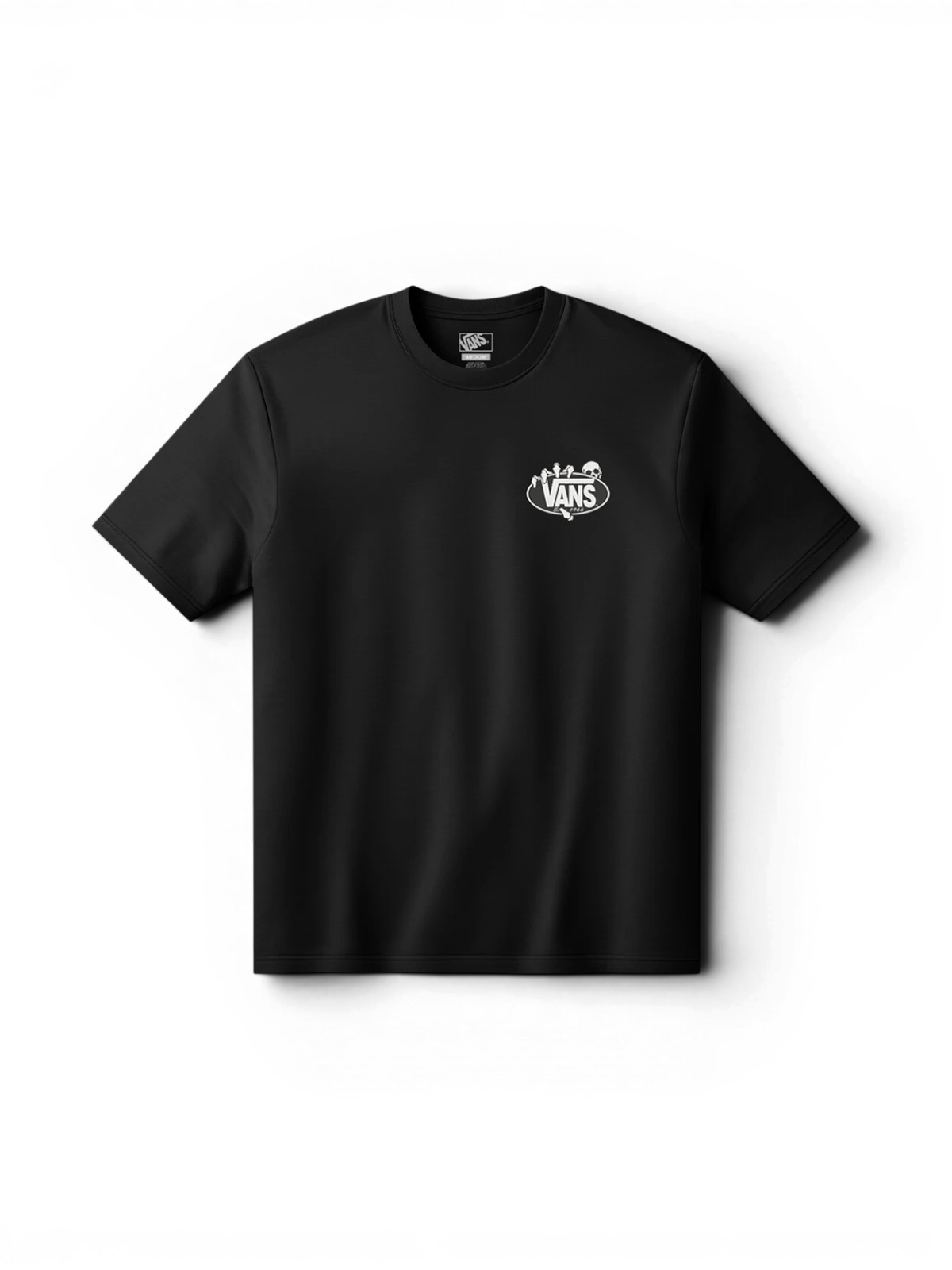 Teeshirts Vans Show Off Ss Black, vue avant