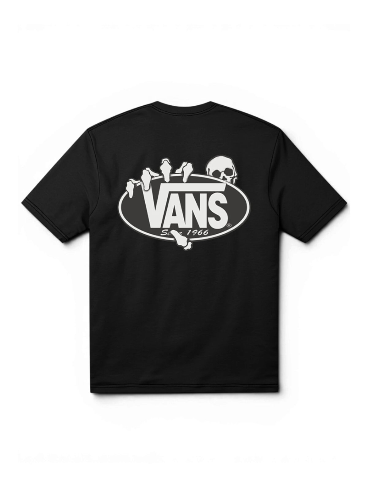 Teeshirts Vans Show Off Ss Tee Black, vue arrière