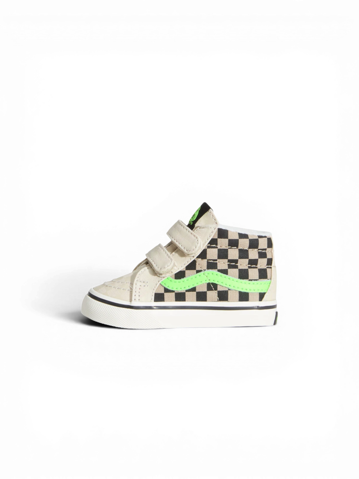 Chaussures de skateboard Vans Sk8-Mid Reissue V Taupe Mist, vue pied gauche