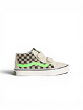 Chaussures de skateboard Vans Sk8-Mid Reissue V Taupe Mist, vue de coté