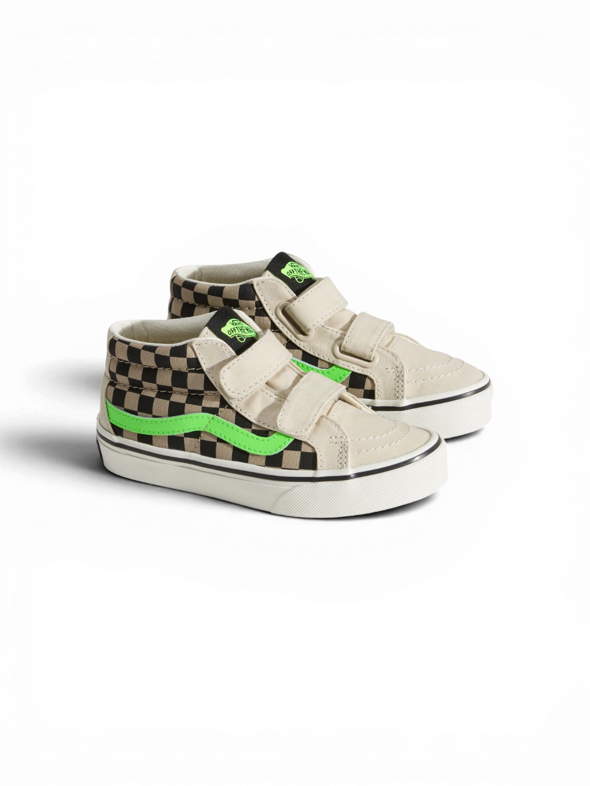 Chaussures de skateboard Vans Sk8-Mid Reissue V Taupe Mist, vue de 3/4