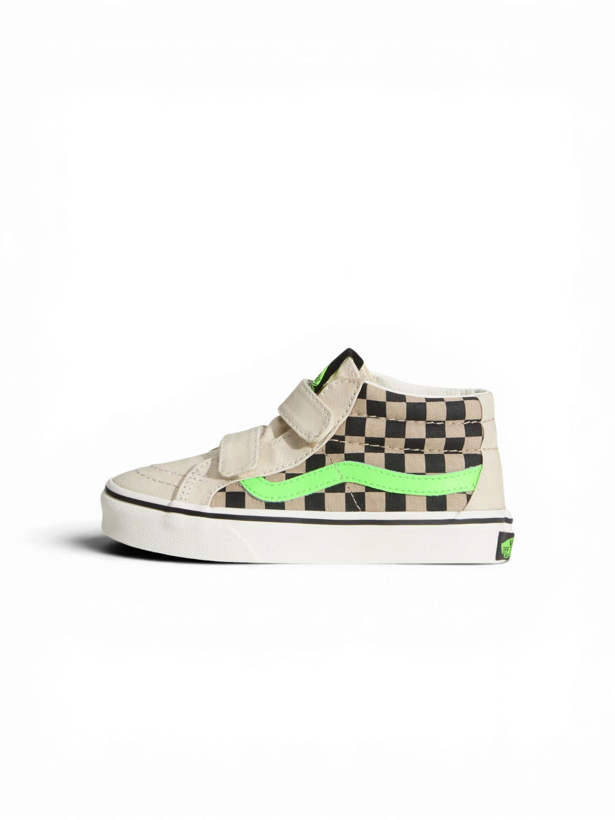 Chaussures de skateboard Vans Sk8-Mid Reissue V Taupe Mist, vue pied gauche