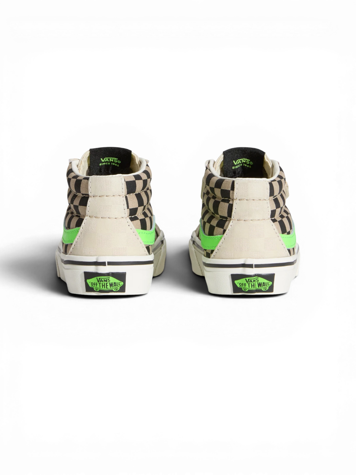 Chaussures de skateboard Vans Sk8-Mid Reissue V Taupe Mist, vue de derrière