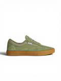 Chaussures de skateboard Vans Skate Curren Caples Green/Gum, vue de coté