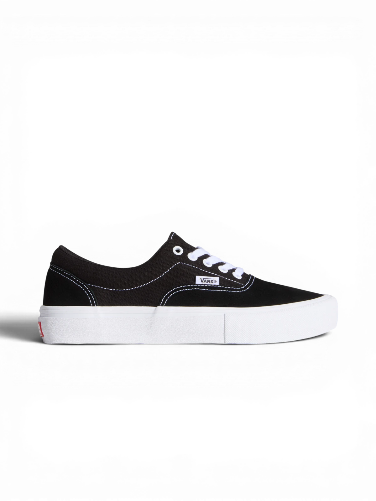 Chaussures de skateboard Vans Skate Era Black/White, vue de coté