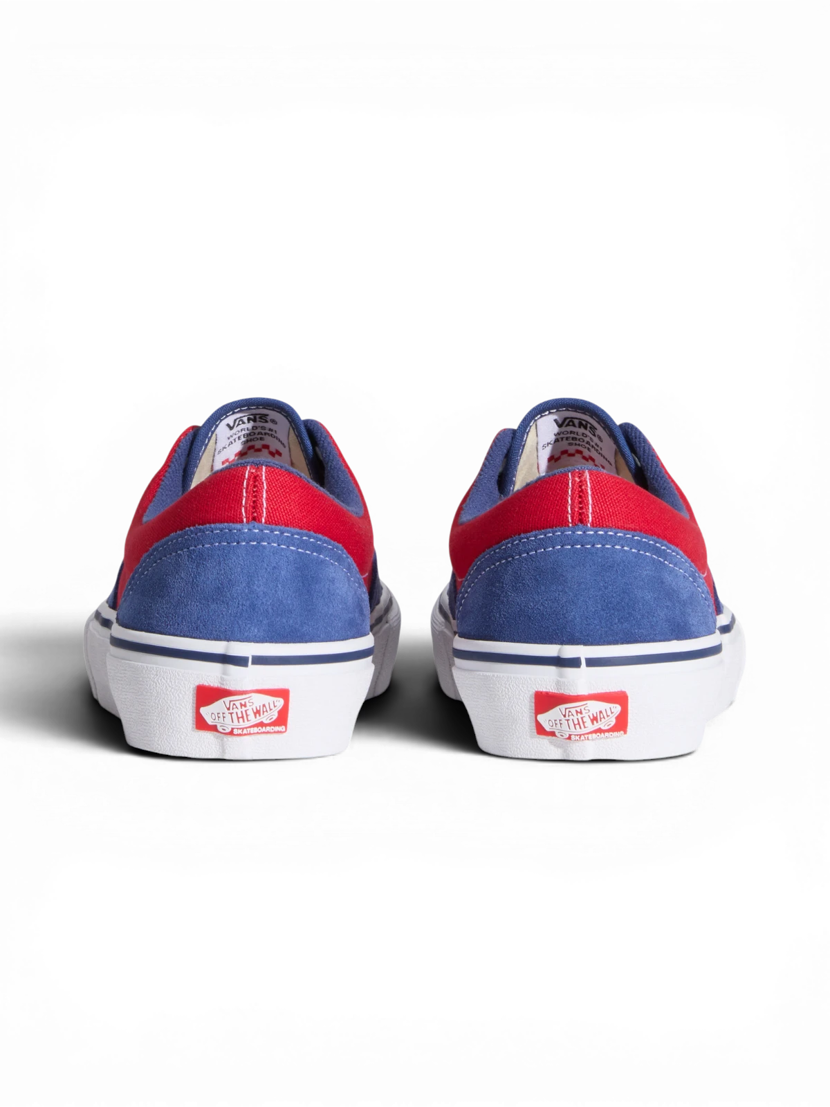 Chaussures de skateboard Vans Skate Era Blue/Red, vue de derrière