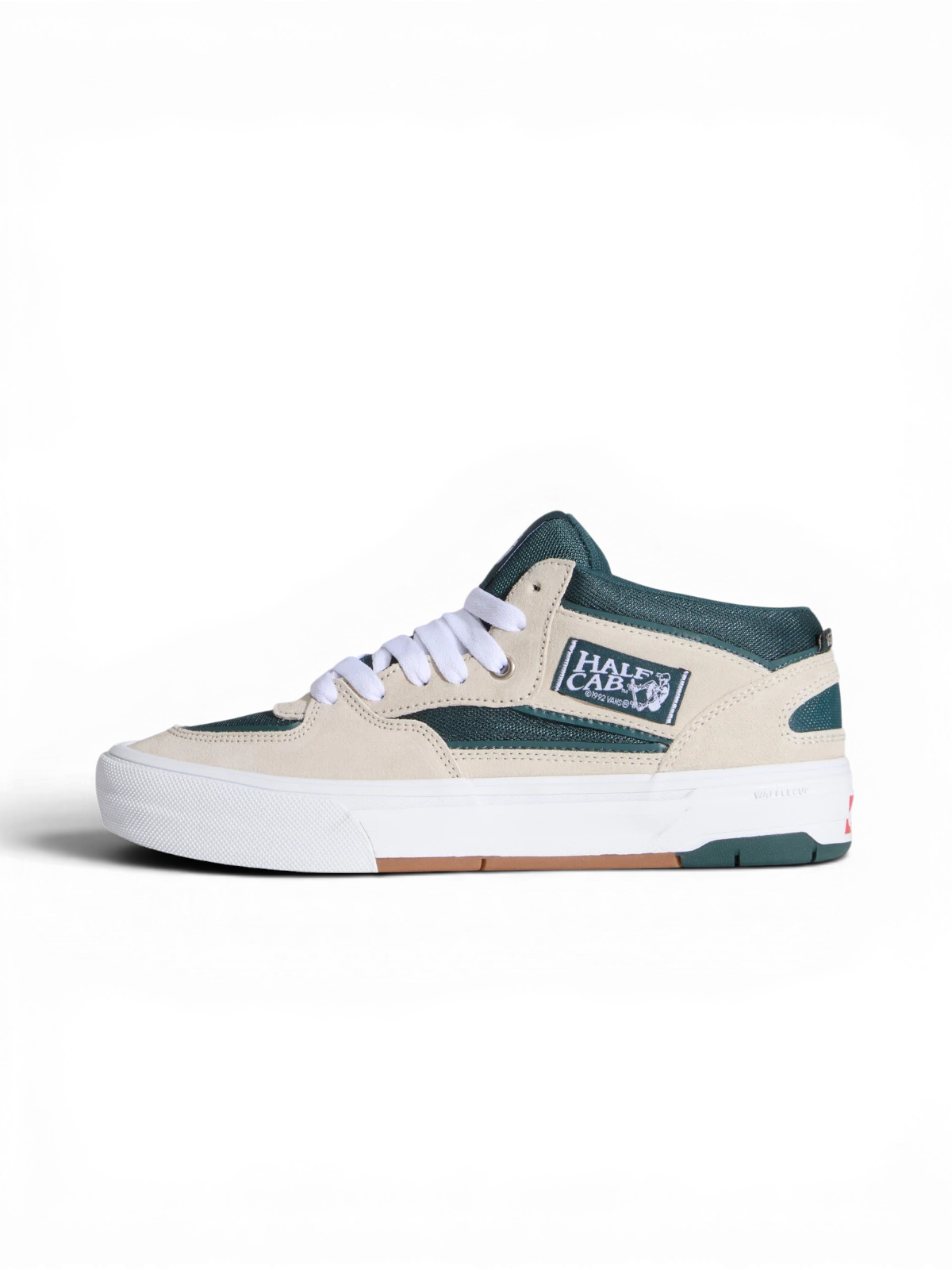 Chaussures de skateboard Vans Skate Half Cab Wafflecup Oatmeal/Deep Teal, vue pied gauche