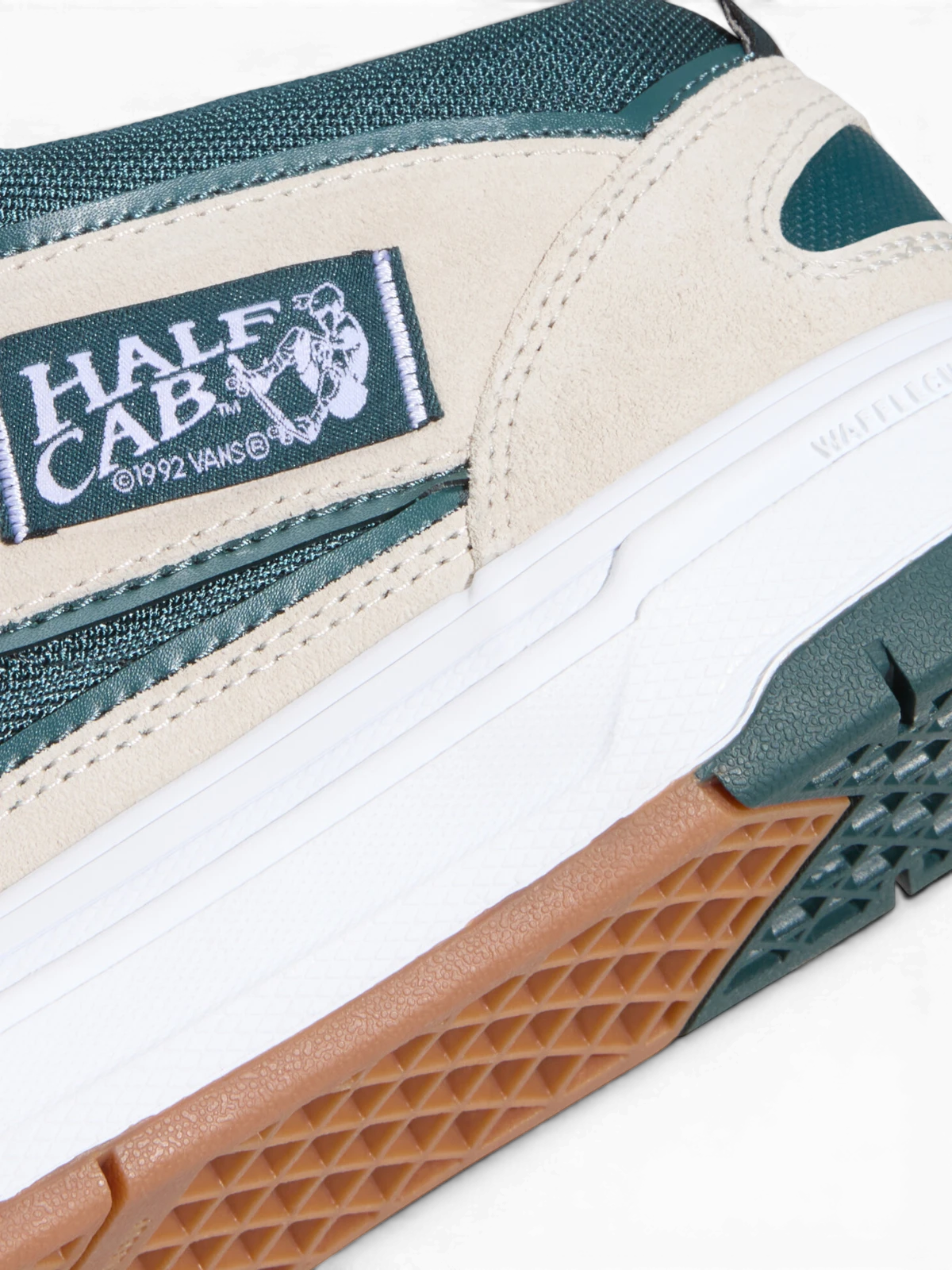 Chaussures de skateboard Vans Skate Half Cab Wafflecup Oatmeal/Deep Teal, vue détail