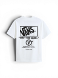 Teeshirts Vans Stacked Hi Ss Tee White, vue arrière