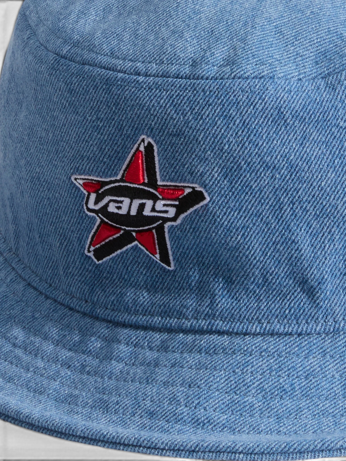 Bobs Vans Starmarked Bucket Stonewash/Blue, vue détail broderie