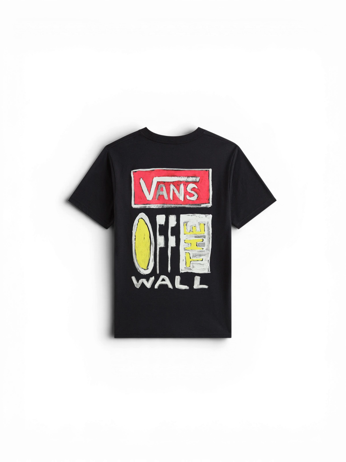Teeshirts Vans Vans On Canvas Ss Black, vue arrière