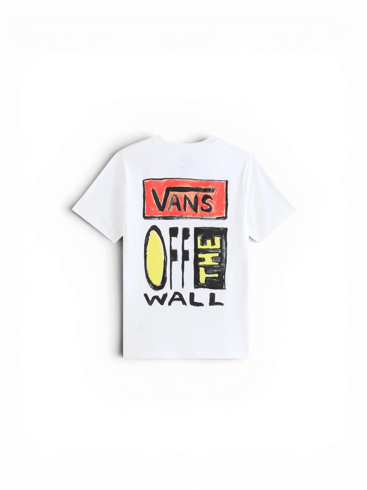 Teeshirts Vans Vans On Canvas Ss White, vue arrière