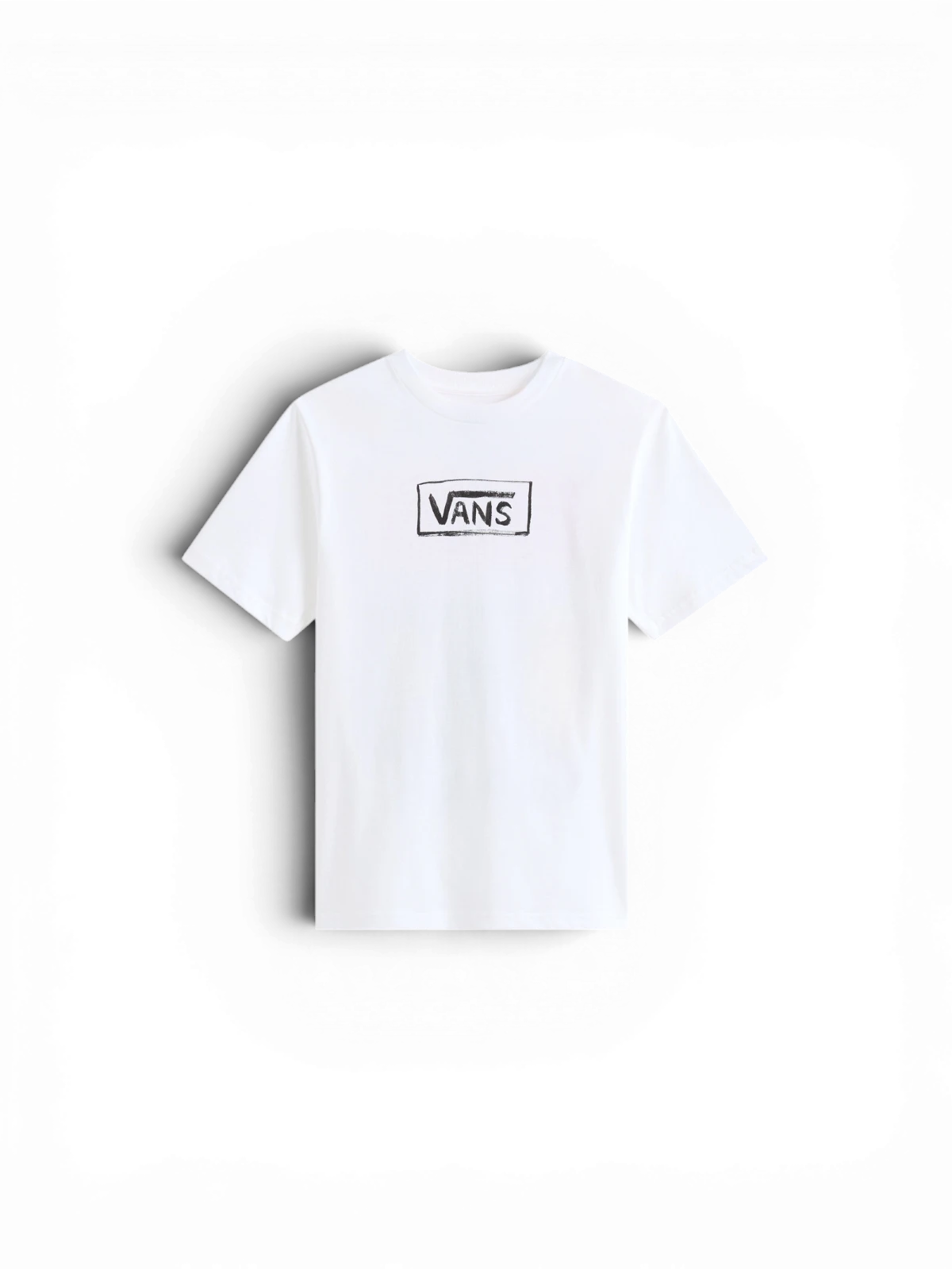 Teeshirts Vans Vans On Canvas Ss White, vue avant