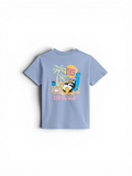 Teeshirts Vans Yolo Penguin Ss Glacial Slate, vue arrière